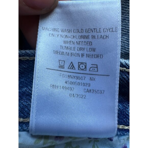 Favorite Daughter The Tommy Mid-Rise Light Wash Embroidered Denim Jeans Women's - Picture 10 of 10